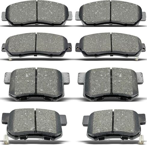 Front Rear Ceramic Brake Pads 8 Pieces Set fit for 2007-2016 Honda CR-V,for 2012-2015 Honda Crosstour,for 2011 Honda Accord Crosstour in Saudi Arabia