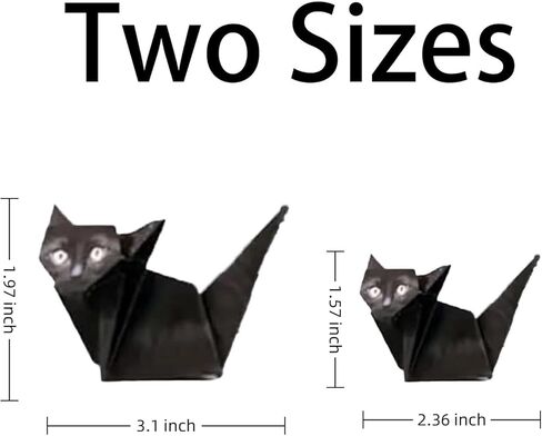 3D Paper Cats Origami Kit – 100 Sheets DIY Paper Desk Pets, Cute 3D Animal Crafting Papers for Art Projects, Gift for Cat Lovers & Creative Adults in Kuwait