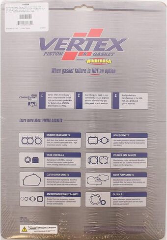 حشية غطاء Vertex 816359 ACG متوافقة مع/استبدال Honda Pioneer 1000 2016-2024، Pioneer 1000 DELUXE 2020-2024، Pioneer 1000 Forest 2022-2024، Pioneer 1000 Ltd 2017-2019، 2021 in Kuwait