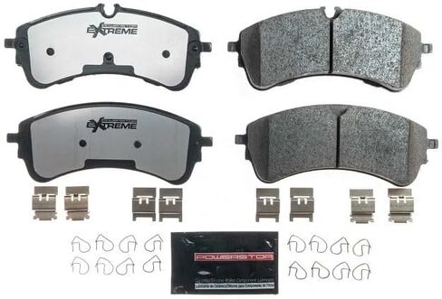 وسادات فرامل خلفية PowerStop لسيارة Ford E-Transit 2022-23 |Transit-150 2020-25 |Transit-250 2020-25 - Z36 وسادات فرامل سيراميك من ألياف الكربون للشاحنة والسحب مع أدوات تركيب، Z36-2280 in Kuwait