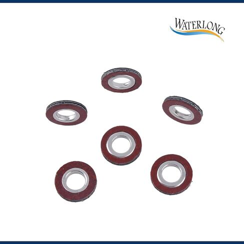 Fuel Injector Gasket 68F-13764-00 Replaces for Yamaha Outboard 150HP 175HP 200HP 225HP 250HP 300HP 2000-2012 6Pcs in Kuwait