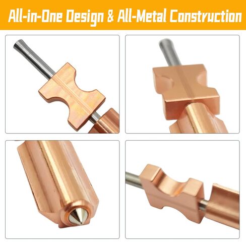 AD5X Nozzle 0.25MM 0.4MM 0.6MM Hotend Kit for High-Speed 3D Printer, All-Metal Throat Tube, with Silicone Covers & Nozzle Brush, High Flow 32mm³/s Quick-Detachable Nozzle System in Kuwait