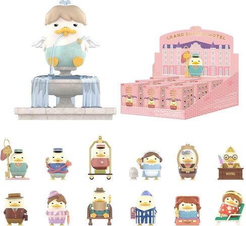 POP MART DUCKOO Action Figure Toy, 1 of 12 Toy Collection, The Grand DUCKOO Hotel Figures Random Box Design, Collectible Toys Gift for Boys and Girls in Kuwait