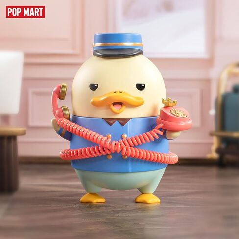 POP MART DUCKOO Action Figure Toy, 1 of 12 Toy Collection, The Grand DUCKOO Hotel Figures Random Box Design, Collectible Toys Gift for Boys and Girls in Kuwait