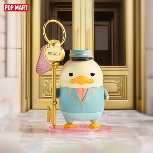 POP MART DUCKOO Action Figure Toy, 1 of 12 Toy Collection, The Grand DUCKOO Hotel Figures Random Box Design, Collectible Toys Gift for Boys and Girls in Kuwait