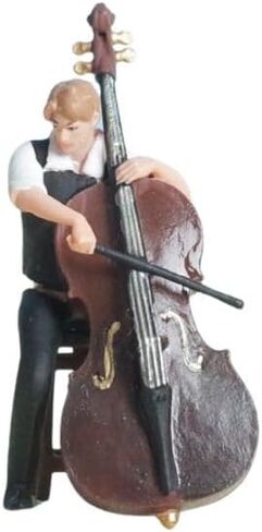 The Man Playing The Cello 1pc, 1:64 Scale,Miniature People, Miniature Models, Suitable for DIY Landscapes, Creative Scenes, Matching and Macro Photography (The man Playing the Cello) in Saudi Arabia