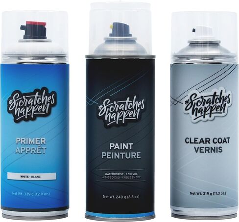 ScratchesHappen Exact-Match Spray Paint - Taormina Orange (938/A) for Vespa - Preferred (Paint + Clear Coat + Primer) in Kuwait