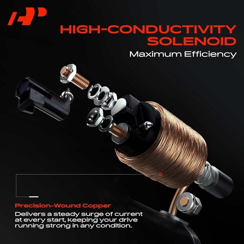 A-Premium Starter Motor Compatible with Land Rover Range Rover 2015-2022, Range Rover Sport 2016-2022, Discovery 2017-2020, Defender 90 Defender 110 2022-2023, 3.0L 5.0L, 12V 1.9KW 12-Teeth CW in Kuwait
