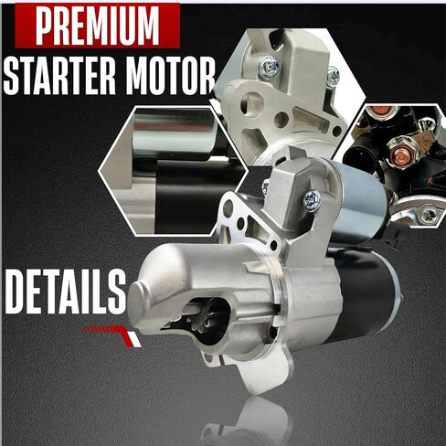 17986 New Starter Fits for Chevy Traverse 09-17, for GMC Acadia 07-16, for Buick Enclave Lacrosse, for Cadillac SRX XTS STS, for Impala 12-20, for Pontiac, for Saturn, for Suzuki 3.0L 3.6L V6 in Saudi Arabia