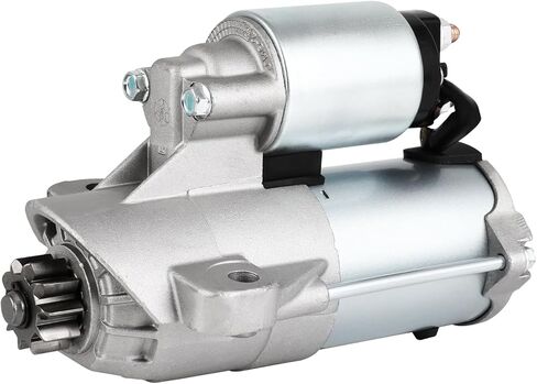Detroit Axle - Starter Motor for Ford Explorer Flex Taurus Edge Lincoln Continental MKS MKT MKX MKZ Mercury Sable Police Interceptor Sedan Utility, [1.2KW 12V CW 10T] Starter with 10-Tooth Pinion in Kuwait