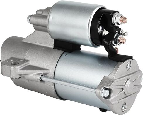 Detroit Axle - Starter Motor for Ford Explorer Flex Taurus Edge Lincoln Continental MKS MKT MKX MKZ Mercury Sable Police Interceptor Sedan Utility, [1.2KW 12V CW 10T] Starter with 10-Tooth Pinion in Kuwait