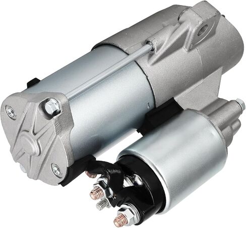 Detroit Axle - Starter Motor for Ford Explorer Flex Taurus Edge Lincoln Continental MKS MKT MKX MKZ Mercury Sable Police Interceptor Sedan Utility, [1.2KW 12V CW 10T] Starter with 10-Tooth Pinion in Kuwait