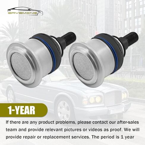 Front Upper Control Arm Ball Joint Compatible with Bentley Arnage All Models Fit For Rolls Royce Silver Seraph All Models 1993-2010 Replace PD20799PD PD20799PB PD20799PC (2PCS) in Saudi Arabia