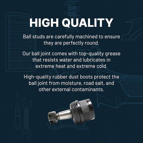 Garage-Pro Ball Joint Compatible with Toyota Corolla 2009-2019, Matrix 2003-2013, Pontiac Vibe 2003-2010, Corolla iM 2018 Front, Driver or Passenger Side, Lower, 4-Door, Sedan in Kuwait