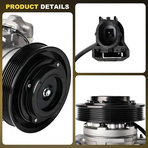 CO29030C Air Conditioning AC Compressor with Clutch Compatible with Acura TL 2009-2014, TSX 2010-2014, Accord 2.0L 2014, Crosstour 3.5L 2012, RDX 2013-2015 & Honda Accord 3.5L 2008-2012 in Saudi Arabia