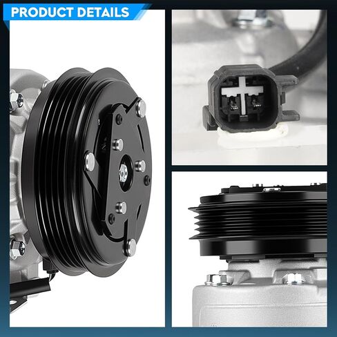 ضاغط مكيف الهواء TadaMark A/C مع قابض مناسب لسيارة Ford Focus 2.0L 2.0 2014 2015 2016 2017 2018 L4 يستنشق بشكل طبيعي فقط، غير مناسب للشحن التوربيني in Kuwait
