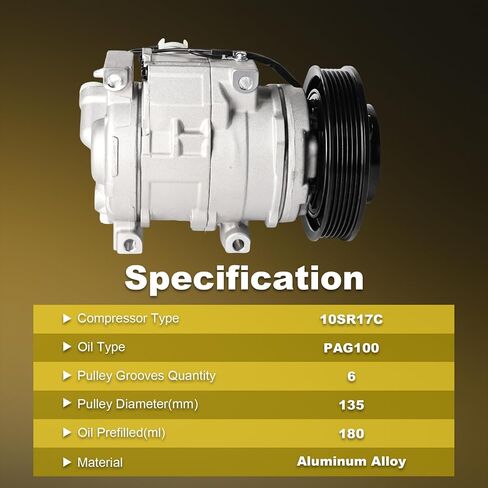 AC Compressor fit for 2007-2013 Acura MDX & 2010-2013 ZDX(V6 3.7L), for 2008-2017 Honda Odyssey & 2008-2015 Honda Pilot & 2009-2014 Honda Ridgeline (V6 3.5L), CO10840C, 157334 in Saudi Arabia