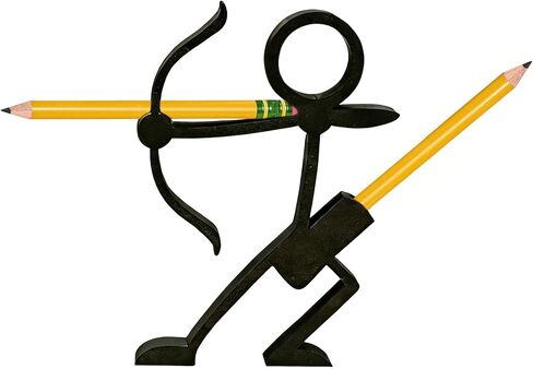 Funny Sniper Pencil Holder, 3D Pen Desk Decor Cool Office Desk Organizer for Pencils Pens Creative Office Display Decorations (Sniper) in Saudi Arabia