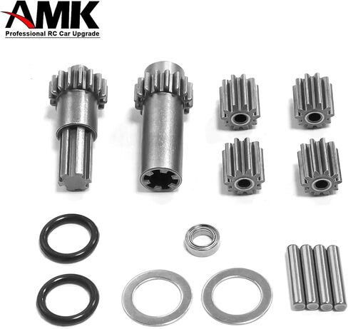 AMK RC التفاضلية Outdrive Diff Gear Planet Gears، يستبدل ARRMA ARA311168+ARAC4027 لـ 1/10 KRATON/Outcast 4X4 4S V2 BLX 1/8 Mojave 4X4 4S BLX in Kuwait