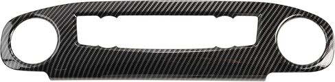 Barong for Nissan Frontier 2022 2023 2024 2025 2026 ملحقات وحدة التحكم المركزية الداخلية غطاء لوحة ناقل الحركة حامل الكأس - نمط ألياف الكربون in Kuwait