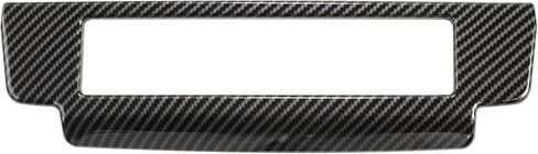 Barong for Nissan Frontier 2022 2023 2024 2025 2026 ملحقات وحدة التحكم المركزية الداخلية غطاء لوحة ناقل الحركة حامل الكأس - نمط ألياف الكربون in Kuwait