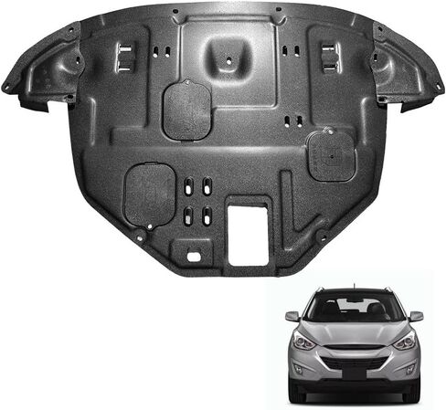 Engine Splash Shield Fit for Hyundai Tucson 2010 2011 2012 2013 2014 2015 Engine Case Guard Under Cover Compatible with Tucson Front Engine Guard Mud Flaps in Saudi Arabia
