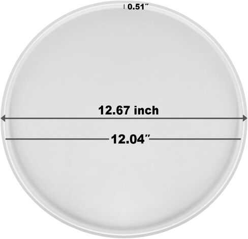 RESINWORLD 14'' XL Large Round Mold, 0.5'' Deep Tray Silicone Mold, Flat Serving Tray Mold Board Mold for Resin Casting in Saudi Arabia