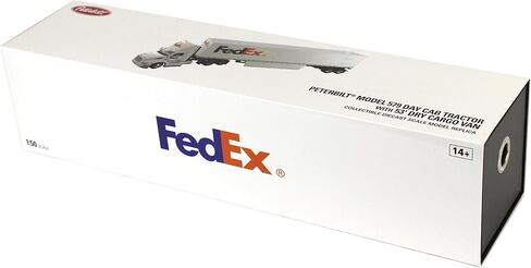 دييكاست ماسترز 1/50 فيديكس بيتربيلت 579 داي كاب جنبا إلى جنب مع محور ترادفي مع مقطورة بضائع جافة 53 بوصة 65160 in Kuwait