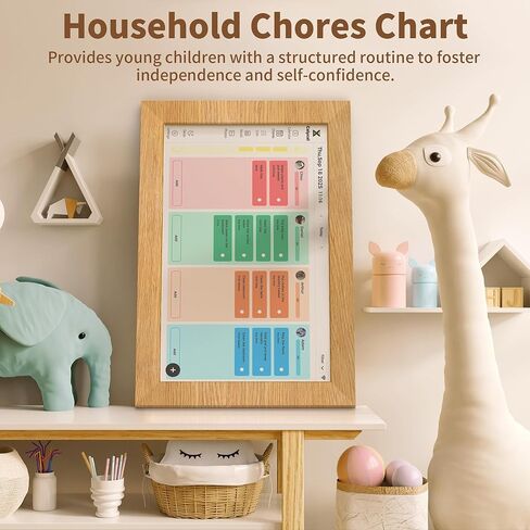 Calycal 10.1" Wall Planner Digital Calendar - Schedule Management, Chore Chart, Meal Planner, To Do List, and Digital Photo Frame,Smart Touchscreen Interactive Display, Perfectly Matches Home Decor in Saudi Arabia
