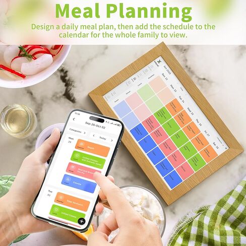 Calycal 10.1" Wall Planner Digital Calendar - Schedule Management, Chore Chart, Meal Planner, To Do List, and Digital Photo Frame,Smart Touchscreen Interactive Display, Perfectly Matches Home Decor in Saudi Arabia