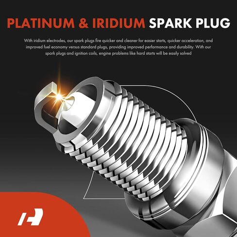 A-Premium Ignition Coil Pack and Iridium Spark Plugs Compatible with Volkswagen Jetta, Taos, 2022 2023 2024, 1.5L, Set of 8 in Kuwait