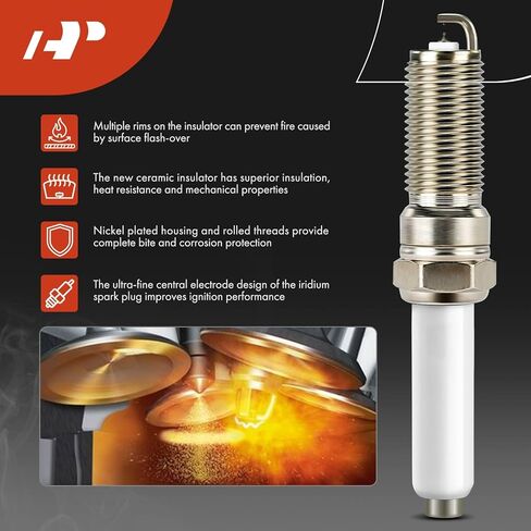 A-Premium Ignition Coil Pack and Iridium Spark Plugs Compatible with Volkswagen Jetta, Taos, 2022 2023 2024, 1.5L, Set of 8 in Kuwait