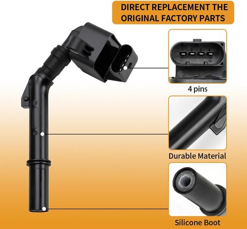 4PCS UF887 Ignition Coil and Spark Plugs Kit, Compatible With Mercedes-Benz 2.0L L4 Engine | A220 A35 C300 CLA250 CLA35 E350 GLA GLB GLC GLE 2019-2025 Models Replaces# A2649061200 2649061200 in Saudi Arabia