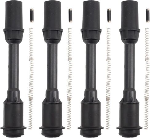 TRQ Ignition Coil Boot Set Compatible with 2013-2016 Ford Escape 2014-2019 Fiesta 2013-2014 Fusion 2014-2016 Transit Connect in Kuwait