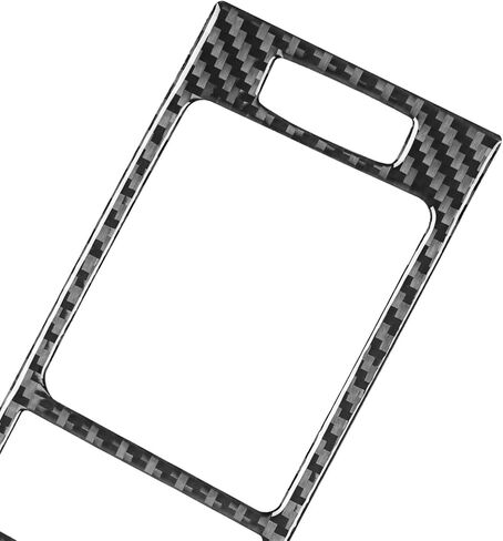 Real Carbon Fiber Compatible with Mercedes-Benz C-Class W204 C300 C350 C63 AMG 2008 2009 2010 2011 Sedan Accessories Car Dash Center Air Vent Sticker Cover Interior Decal Trim Decoration Black in Kuwait
