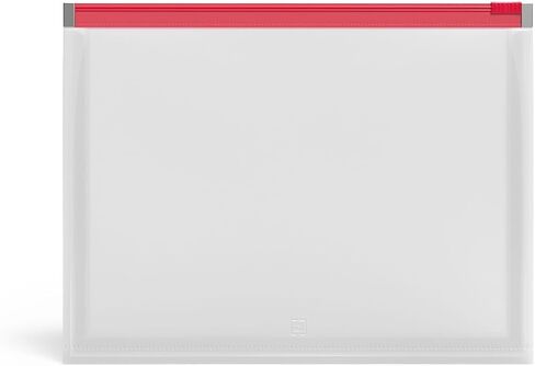 TRU RED Moisture‑Resistant Plastic Filing Envelopes, Letter Size, Zipper Closure, Durable Poly Construction – Assorted Colors, 15/Carton in Kuwait
