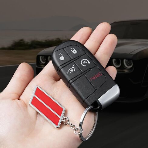 Metal Car Keychian Keyring Accessories Compatible with all Dodge Challenger Charger Hellcat HORNET Durango RAM key ring in Saudi Arabia