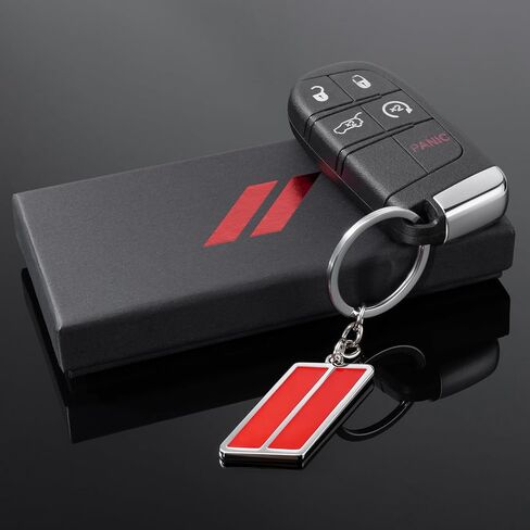 Metal Car Keychian Keyring Accessories Compatible with all Dodge Challenger Charger Hellcat HORNET Durango RAM key ring in Saudi Arabia