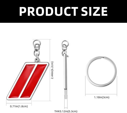 Metal Car Keychian Keyring Accessories Compatible with all Dodge Challenger Charger Hellcat HORNET Durango RAM key ring in Saudi Arabia
