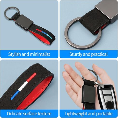 Suede Car Keychain for BMW X3 X5 X7 X1 X6 iX X2 X4 XM 3 4 2 5 7 8 M4 M3 M2 M5 M6 Series Accessories, for Men Women Keyring Gifts(Model B) in Saudi Arabia