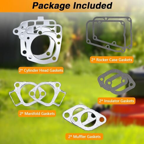 FUSCH Lawn Mower Head Gasket Kit Compatible with FR651V FR691V FR730V 4 Stroke Engine Replace#: 11004-7026 11004-7062 in Kuwait