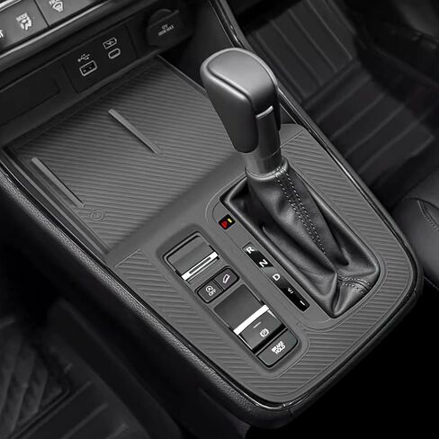 Temmis Center Console Silicone Organizer with Cup Holder for Honda CRV 2023-2026, Full-Wrap Center Consel Electrostatic adsorption Cover for Honda CRV-Red in Saudi Arabia