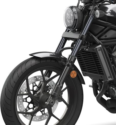 TCT-MOTORPARTS Black Front Fender Fit For Honda Rebel 300 CMX300 2017-2024 500 CMX500 2017-2025 in Kuwait