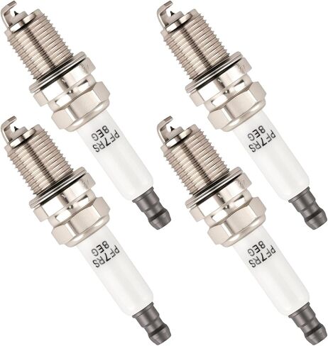 maxpeedingrods 4 قطع شمعات الإشعال إيريديوم PFR7S8EG 1675 لأودي A3 A4 A5 A6 Q3 Q5 R8 RS5 TT، لفولكس واجن CC جيتا جولف باسات تيجوان، لتشيفي كروز سونيك تراكس فولت، لكاديلاك بويك in Kuwait
