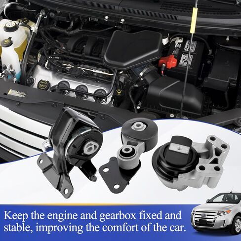 محرك جبل المحرك وحامل ناقل الحركة لـ 2007- 2014 Ford Edge، 2007-2015 MKX 3.5L 3.7L استبدال A5342، A5431، A5605 (مجموعة من 3) in Kuwait