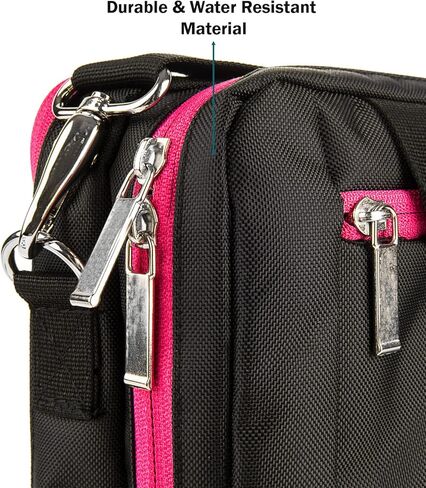 3-in-1 Convertible Laptop Messenger Backpack Briefcase Magenta 16 Inch Bag - compatible with IdeaPad 3i 15.6 Inspiron 15 3000 Pavilion 15 Aspire 5 VivoBook 15 in Saudi Arabia