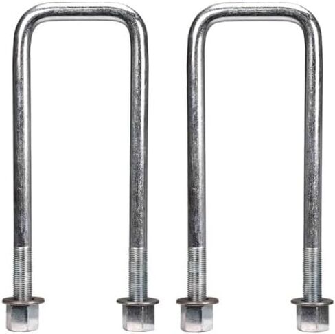 Eibach Leaf Spring Block, 1.5 in Height, Hardware/U-Bolts, Aluminum, Black Anodized, Kit in Kuwait