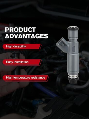 حاقن الوقود TAUTOY FJ718 4 قطعة (2.2L 2.4L) لسيارة Chevy Cobalt 05-07، HHR 06-07، Malibu 06-08، لـ Pontiac G5 2007، G6 & Solstice 2006-2007، لـ Saturn Sky 2007، Ion 05-07، Vue 06-07,12606110 12582704 217-2907 in Kuwait