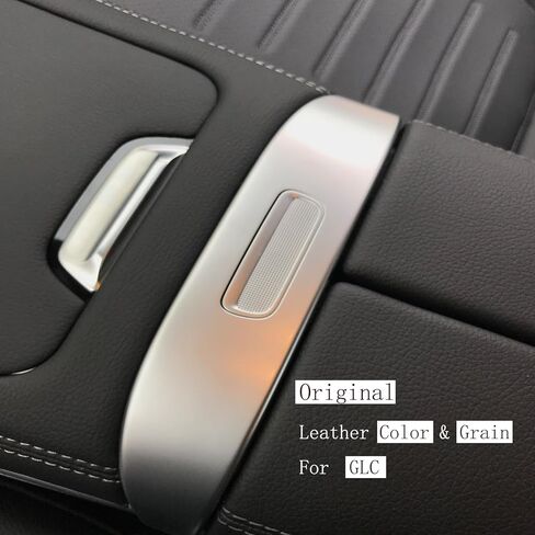 Compatible with Mercedes Benz GLC Leather Center Console Cover Resembling Original Trim Accessories Decoration Wrap Kit for 2023 2024 and Newer X254 GLC Class 300 260 200 (GLC Black) in Saudi Arabia