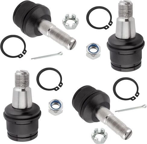 4Pcs Front Suspension Kit Upper & Lower Ball Joints Assembly Set Fit For Dodge Ram 2500 3500 1994-1999, For Ford Excursion F-250 F-350 F-450 F-550 Super Duty 4WD 2WD Replace# K8607T K80026 in Saudi Arabia